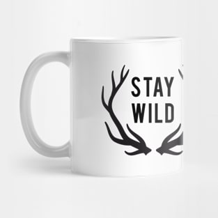 Stay wild, deer antlers Mug